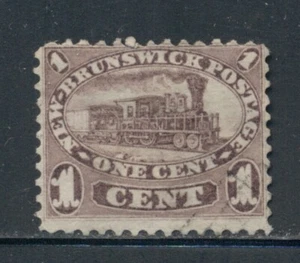 NEW BRUNSWICK 6 SG8 Used 1860-63 1c QVIC Locomotive CV$38 - Picture 1 of 2