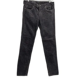 Kut from the Kloth Women Corduroy Pants Sz 10 Dark Brown Skinny Mid Rise Stretch - Picture 1 of 12