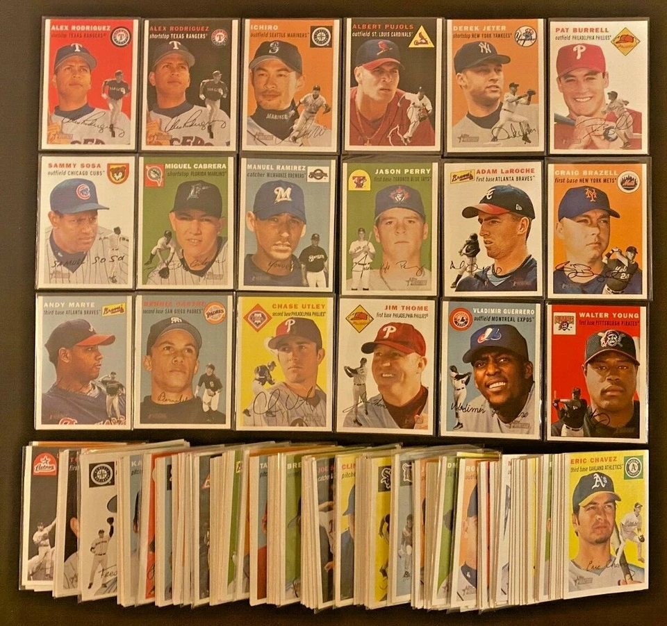  2003 Topps Heritage - Baseball Cards - #1-225 - Complete Your Set - You U Pick - Image 1 of 1