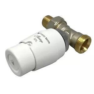 Fußbodenheizung Wasser Ventil RTL Thermostat Rücklauftemperatur 1/2 " Durchgang - Bild 1 von 5