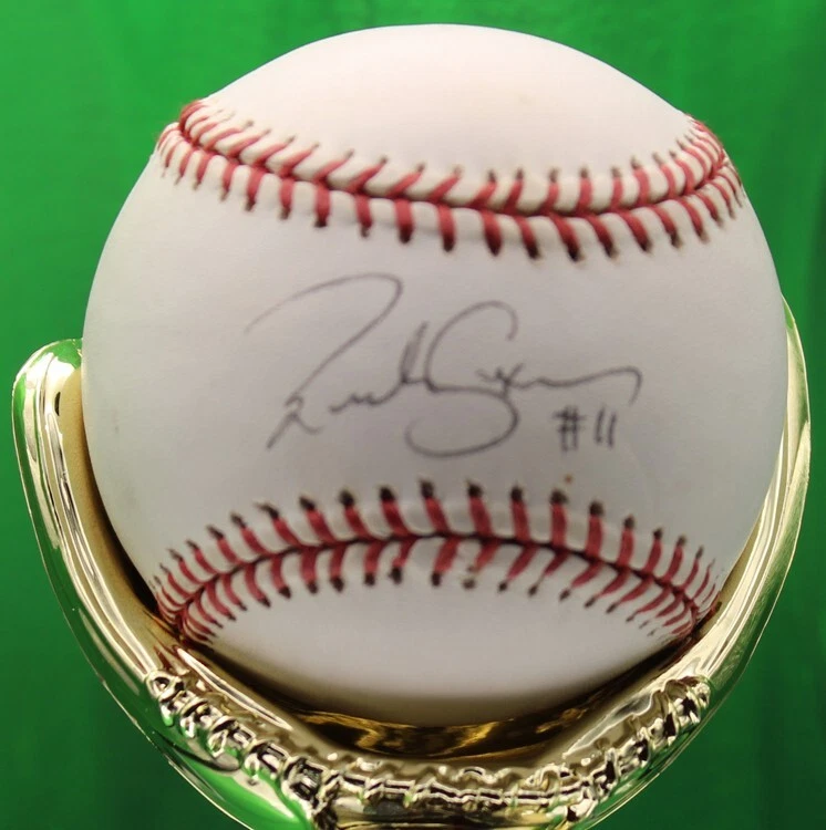 RICHIE SEXSON #11 AUTOGRAPHED SIGNED OFFICIAL MAJOR LEAGUE BASEBALL (OMLB) - Image 1 of 1