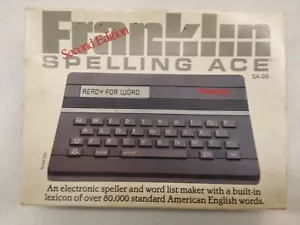FRANKLIN SA-98 2ND EDITION SPELLING ACE - Picture 1 of 12