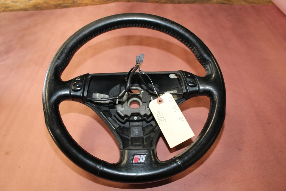 2000-2001 AUDI S4 LEATHER STEERING WHEEL 4108 - Image 1 of 4