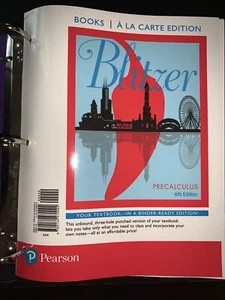 Precalculus, Books a la Carte Edition (6th Edition) Blitzer, Robert F. Looseleaf - Picture 1 of 1