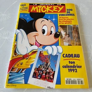 Le journal de Mickey # 2063 – 3 janvier 1992 – avec fiches + calendrier 1992 - Foto 1 di 3