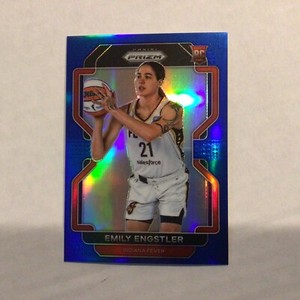 2022 Panini Prizm WNBA RC Emily Engstler #184 Blue Prizm 96/149 Indiana Fever