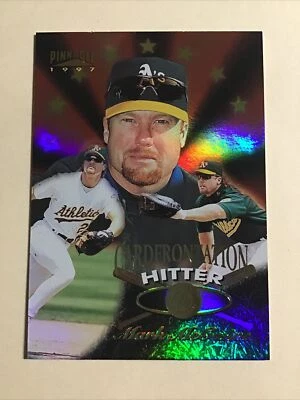 Pinnacle Cardfrontation 1997 #4 de 20 Mark MCGWIRE - casi nuevo-como nuevo 4662 Foto 1 de 2