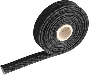Heat Hose Fiberglass Wrap Shield Sleeve 3/5"ID 10' Heat Shield Wire fuel line - Bild 1 von 7