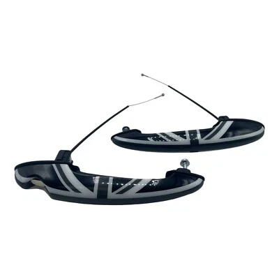 Manijas de puerta exteriores delanteras MINI Cooper Blackjack Flag NUEVO FABRICANTE DE EQUIPOS ORIGINALES 2002-2013 R53 R56 Foto 1 de 4