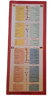 Firestone Hispania Map España Y Portugal Carreteras Principales Vintage 1972 - Image 1 of 4