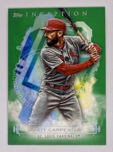 2019 Topps Inception Green #65 Matt Carpenter