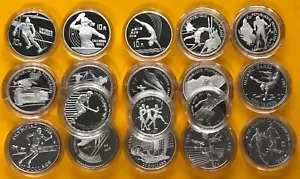 Juegos Olímpicos 1992, Todo el Mundo Monedas de Plata, PP + Certificado, SELECCIÓN (N85 - Imagen 1 de 23