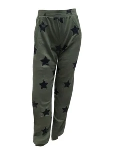 TEREZ Girl's Green Stars On Army Pants #12698281 16 Years NWT - Picture 1 of 2