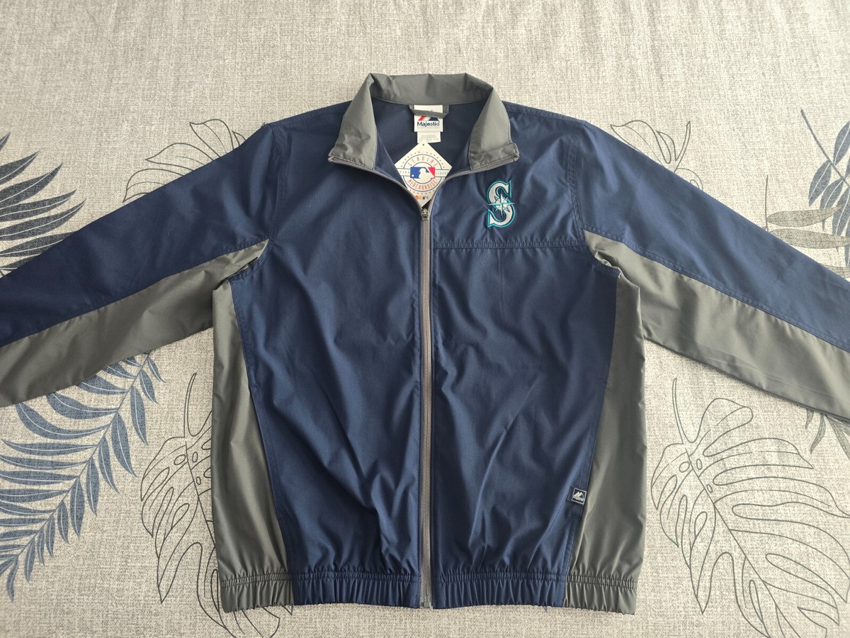 Majestic Seattle Mariners Full Zip Jacket Youth L | eBay