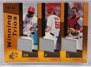 2007 SPx Howie Kendrick Jered Weaver Mike Napoli WT Bronze Jersey 16/30 Angels - Picture 1 of 2