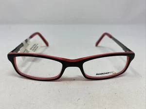 Marchon NYC Kids CASEY 001 45-16-125 Black/Red Full Rim Eyeglasses Frame -L32 - Picture 1 of 8