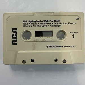 Rick Springfield Wait For Night (Cassette) Tape Only - Picture 1 of 2