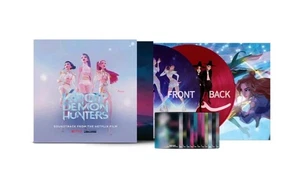 KPop Demon Hunters Picture Vinyl LP Disc Ship From 15th Dec Pre Order Sticker x5 - Picture 1 of 2