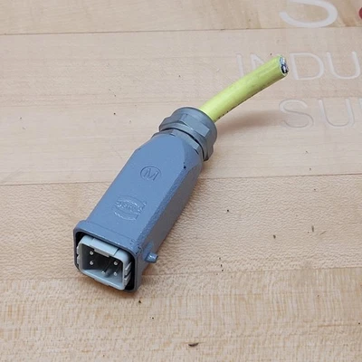 Harting HAN 4A-M Connector with Housing - USED - Image 1 of 4