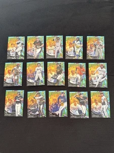 Juego completo de 15 cartas cromadas Topps 2025 Fortune 15 Judge Wood RC Ohtani - Imagen 1 de 1