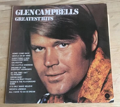 GLEN CAMPBELL - Glen Campbells Greatest Hits (1971) Capitol  UK LP - Image 1 of 4