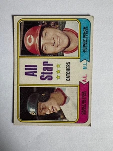 1974 Topps 331 Carlton Fisk/Johnny Bench AS - Bild 1 von 2