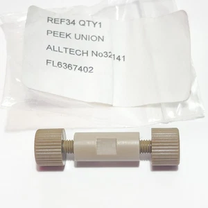 Waters 6367402 PEEK Union for 1/16" Tubing, OEM HPLC Fitting, Alltech 32141, NEW - Picture 1 of 5