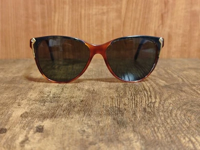 GAFAS DE SOL VINTAGE VALENTINO MARRÓN ACETATO OVALADAS HECHAS EN ITALIA #1093 - Imagen 1 de 4