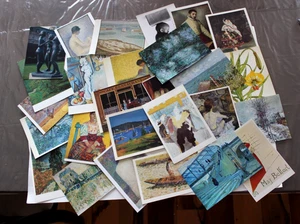 Art Postcards from Famous Artists Lot of 100 + Museum Quality - Picture 1 of 3