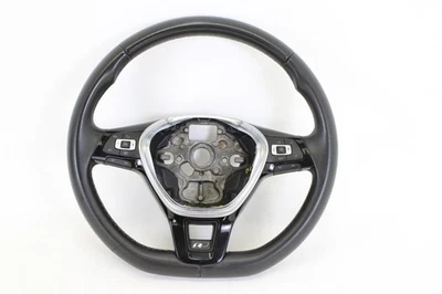 2019 - 2020 VOLKSWAGEN JETTA STEERING WHEEL BLACK LEATHER 17A419091F OEM # 15940 - Изображение 1 из 4
