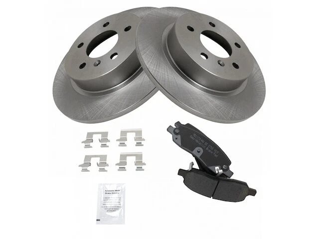 Kit de pastillas de freno trasero y rotor para Cadillac DTS 2006-2011 2007 2008 2009 RP788PK Foto 1 de 1