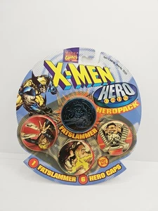 Marvel Comics X-Men Hero Caps Set Pack 1995 Toy Biz POGS - Picture 1 of 4