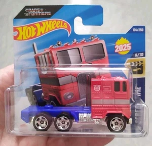 Hot Wheels Optimus Prime Transformers 2025 Case F Mainline - Foto 1 di 5