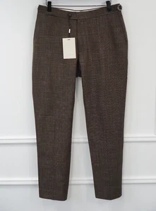 Pantalone uomo Suitsupply marrone lana seta e lino Brescia taglia EU48 UK/US38 - Foto 1 di 7