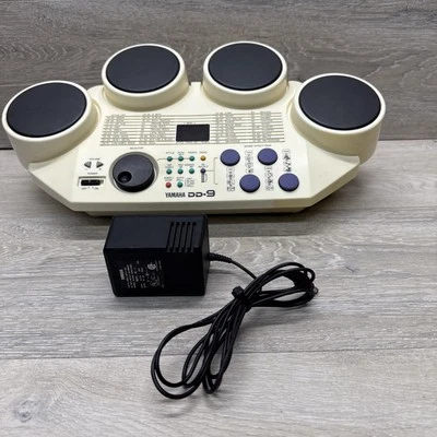 Máquina de efectos de batería Yamaha DD-9 - blanca con adaptador de CA original - FUNCIONA PROBADO Foto 1 de 4