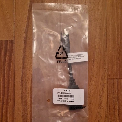 PNY 91008582V3 Mini Display Port to Display Port Adapter Cable MiniDP to DP - Image 1 of 4