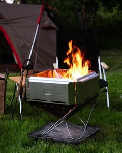 SNOW PEAK JAPAN FLOGA TAKIBI FIREPLACE WALL (ST-032FW) - BRAND NEW - Picture 1 of 5