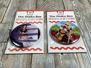 The Otaku Box Exclusive - 2 x Anstecker / Pins - ca. 5,5 cm Durchmesser - Bild 1 von 6