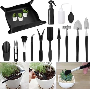 Faltbare Umpflanzmatte 100 x 100 cm und 13 Stück Mini Garten Umpflanzwerkzeuge - Bild 1 von 5