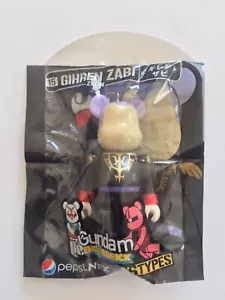 medicom bearbrick gundam gihren zabi figura llavero correa anime 2010 juguete nuevo - Imagen 1 de 2
