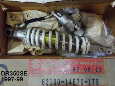 Suzuki DR350 Rear Shock Absorber 1997-99 NOS DR350SE Cushion OEM 62100-14E70-1TS - Изображение 1 из 4