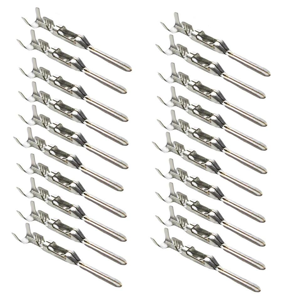 [20x] Male Molex Crimp Terminals, Harley BLACK Waterproof, MX150 - Image 1 of 1