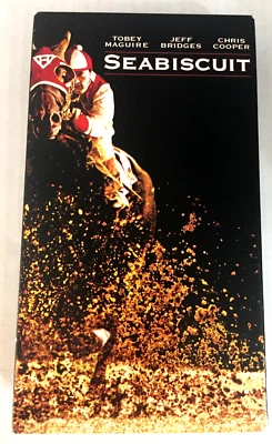 Seabiscuit VHS tape Toby Maguire Jeff Bridges Ships Same Day With Tracking - Image 1 of 3