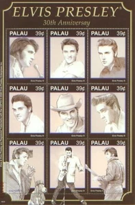 ELVIS PRESLEY s/s 9 stamps; Palau - Picture 1 of 1