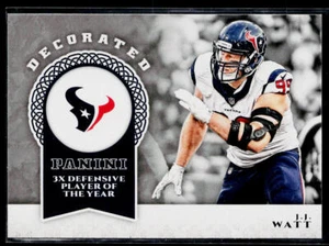 2017 Panini #D-JJW J.J. Watt Decorated - Picture 1 of 2