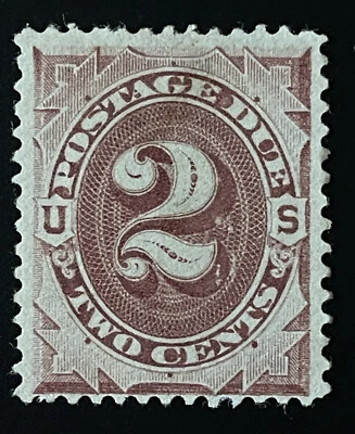 US Stamps; Scott #J2  Postage Due Stamps: 1879 Numerical Mint APEX. CERT $400 NG - Image 1 of 4
