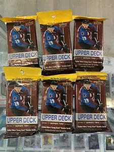 Lote de 6 Value Pack Upper Deck Series 2 NHL 2016-17 Hockey One - Imagen 1 de 1