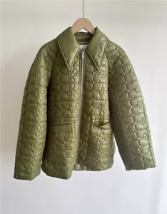 Ganni Shiny Quilt Jacket Size 36 - Picture 1 of 5