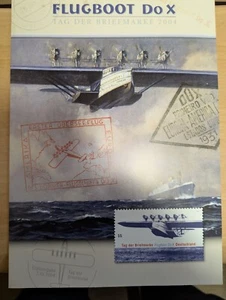 Sonderpostwertzeichen Tag der Briefmarke 2004 Flugboot DoX - Bild 1 von 3