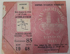 Original Ticket from London Olympics 1948